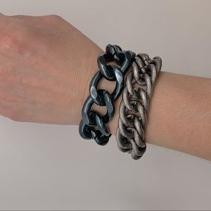 Hip, handmade metal chain bracelet or necklace